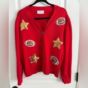 First Love Vibrant Red Sweater